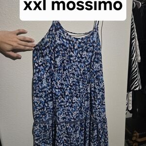 Mossimo Supply Co. Blue Floral Dress